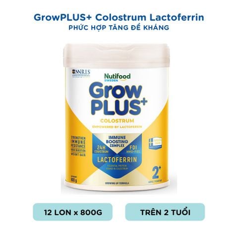  Sữa bột Nutifood GrowPLUS+ Colostrum Lactoferrin 2+ 800g 