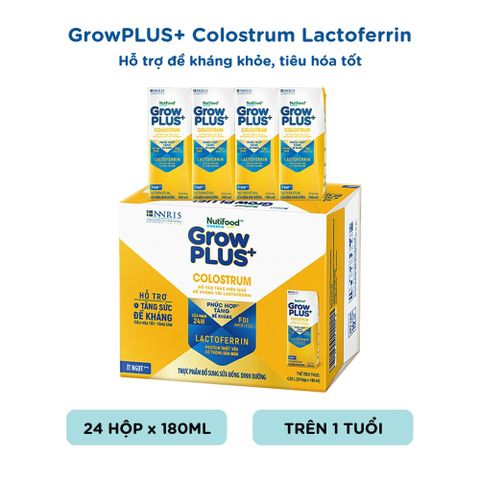  GrowPLUS+ Colostrum Lactoferrin 180ml thùng 24 hộp - LIVE GP+ 