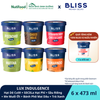 LUX INDULGENCE (6 hộp x 473ml) - Kem Hạt Dẻ Cười (Pistachio Gelato) + Sô Cô La Hạt Phỉ (Chocoholic Gelato) + Sầu Riêng (Durian Gelato) + Me Muối Ớt Sorbet (Tamarindo Sorbet) + Bánh Phô Mai Dâu (Strawberry Cheesecake Gelato) + Trà Xanh (Matcha Gelato)