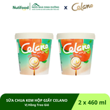  Combo 2 Sữa Chua Kem Hộp Giấy CELANO vị Hồng Treo Gió (2 x 460ml) 