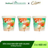  Combo 3 Sữa Chua Kem Hộp Giấy CELANO vị Hồng Treo Gió (3 x 460ml) 