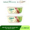 Combo 2 Kem Hộp Cao Cấp Celano 3in1 Vani – Đậu Đỏ – Matcha (860ml)