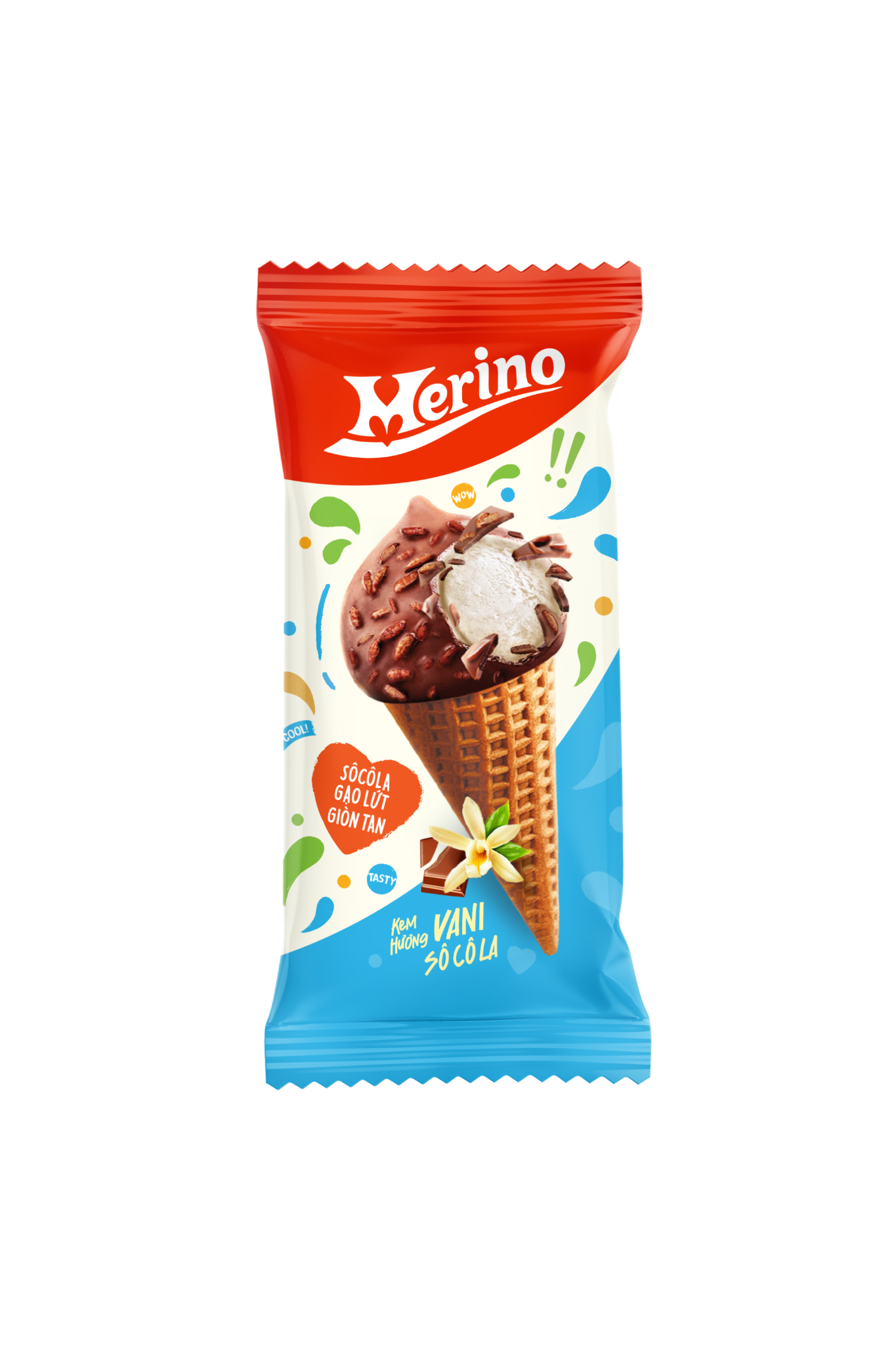  Kem Merino S.Teen Vani Socola (100mlx25 - Ốc Quế Vani Sôcôla) 