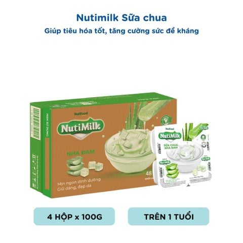  Nutimilk Sữa chua nha đam - Hộp 100g 