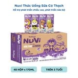  NuVi Thức Uống Sữa Tươi Tiệt Trùng Vị Khoai Môn Có Thạch 170 ml 