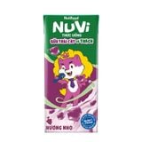  NuVi Thức Uống Sữa Trái Cây Hương Nho Có Thạch 170 ml 