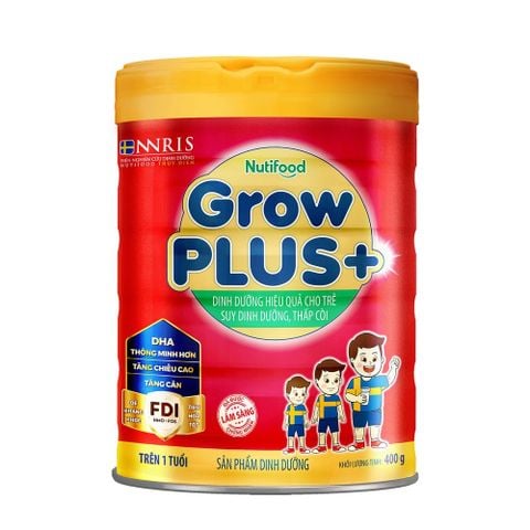  Sữa bột GrowPLUS+ Suy Dinh Dưỡng (trên 1 tuổi) Lon 400g 