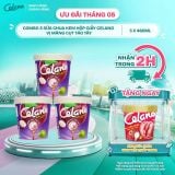  Combo 3 Sữa Chua Kem Hộp Giấy CELANO vị Măng Cụt Táo Tây (3 x 460ml) 