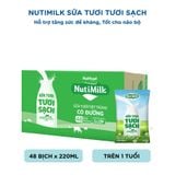  Nutimilk Sữa Tươi Tươi Sạch Có Đường Bịch 220ml 