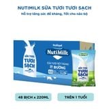  Nutimilk Sữa Tươi Tươi Sạch Ít Đường Bịch 220ml 