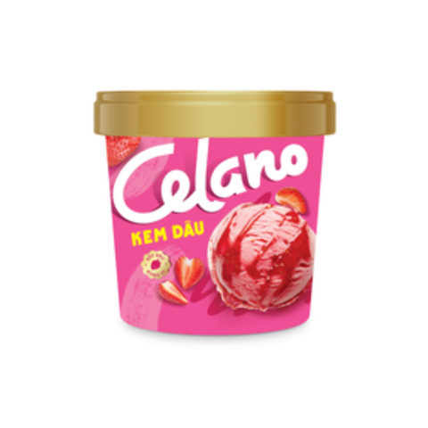  Kem Celano Ly Dâu Mứt Dâu 125ml 