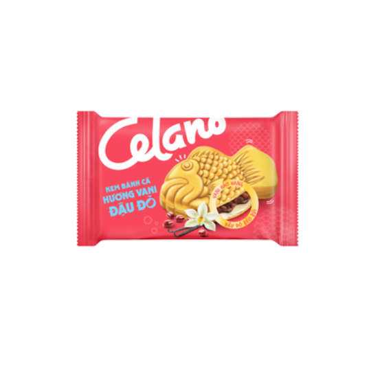  Kem Cel Bánh Cá Vani Đậu đỏ 100ml 70g 