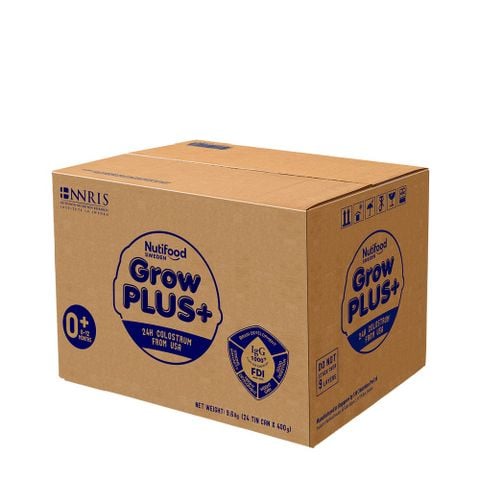  Sữa bột Nutifood GrowPLUS+ Sữa Non 0+ 400g 