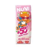  NuVi Thức Uống Sữa Tươi Trái Cây Vị Dâu 180ml 