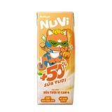  NuVi Thức Uống Sữa Tươi Trái Cây Vị Cam 180ml 