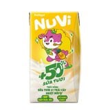  NuVi Thức Uống Sữa Tươi Trái Cây Vị Tráii Cây Nhiệt Đới 110ml 