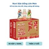  NuVi Sữa Uống Lên Men Hương Dâu Chai 100 ml 