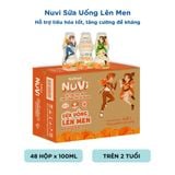  NuVi Sữa Uống Lên Men Hương Cam Chai 100 ml 