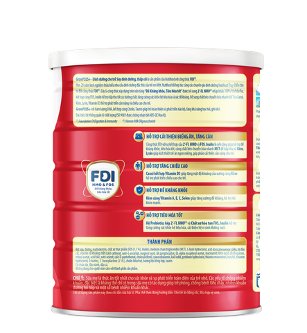  Sữa Bột Nutifood GrowPLUS+ Suy Dinh Dưỡng trên 1 tuổi lon 1.5kg- Suy Dinh Dưỡng 