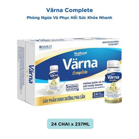  Sữa Bột Pha Sẵn Värna Complete chai 237ml 