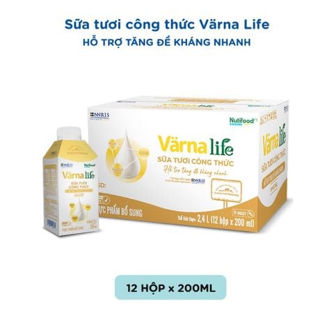  Thực phẩm bổ sung Varna Life sữa tươi công thức (Vàng) 