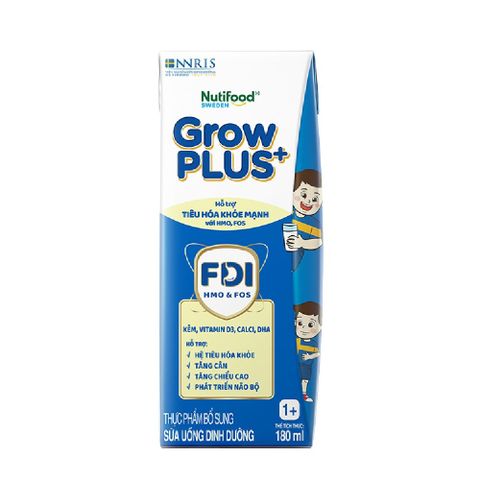  Sữa Bột Pha Sẵn 1+ Nutifood GrowPLUS+ Tiêu Hóa 180ml - LIVE GP+ 