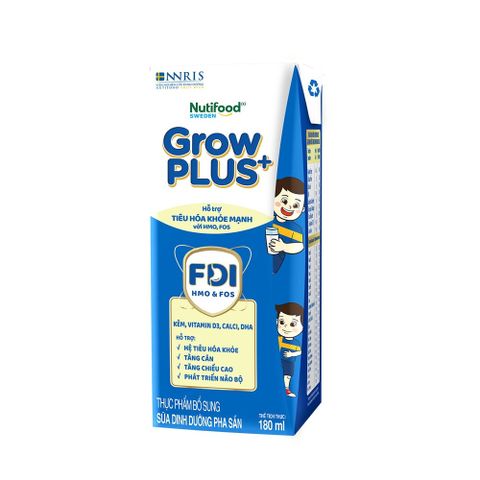  Sữa Bột Pha Sẵn 2+ Nutifood GrowPLUS+ Tiêu Hóa 180ml - LIVE GP+ 