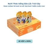  NuVi Thức Uống Hương Cam Sữa Lắc Trái Cây Chai 80ml 