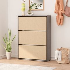 Tủ Giày Thông Minh Khung Sồi GP20.5(Khung gỗ,cánh 3 màu)