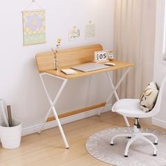 Bàn làm việc hiện đại nhỏ gọn trắng vân gỗ GM210