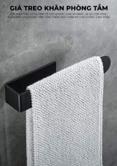 Giá treo khăn dán tường chắc chắn, hiện đại - GM199