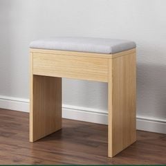 Combo bàn trang điểm GP196.03 gương không led gỗ + ghế GP138.03 gỗ