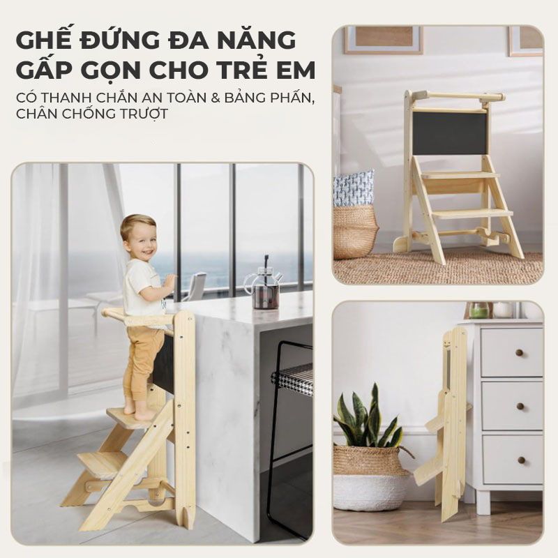 Ghế đứng trẻ em có gắn bảng PG16