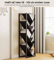 Kệ sách xương cá đa năng tinh tế GM211