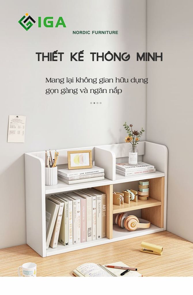 Kệ Sách Để Bàn GP157: Tiện ích, hiện đại
