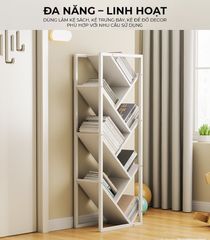 Kệ sách xương cá đa năng tinh tế GM211