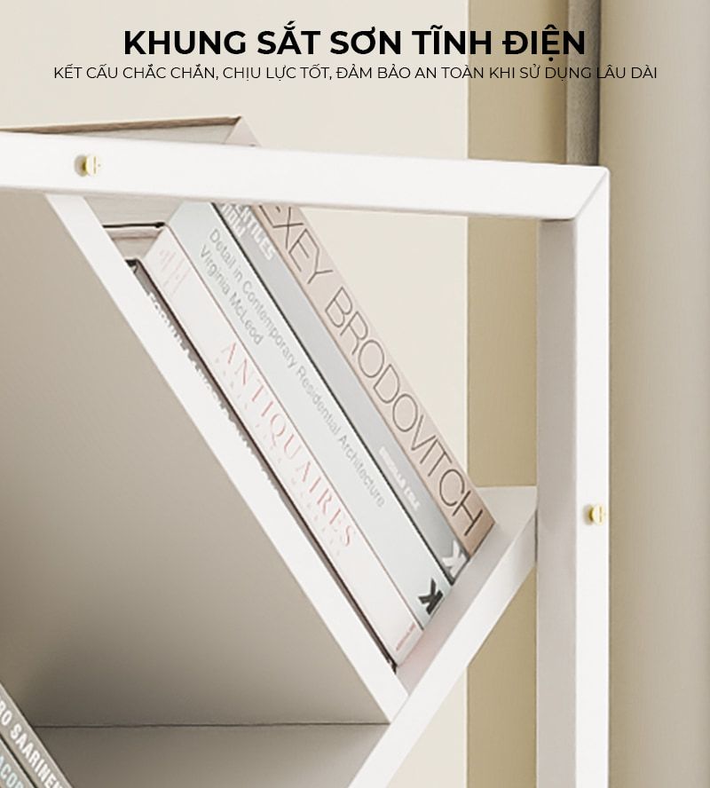 Kệ sách xương cá đa năng tinh tế GM211