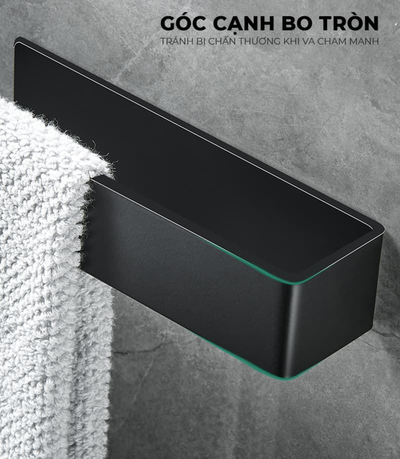 Giá treo khăn dán tường chắc chắn, hiện đại - GM199