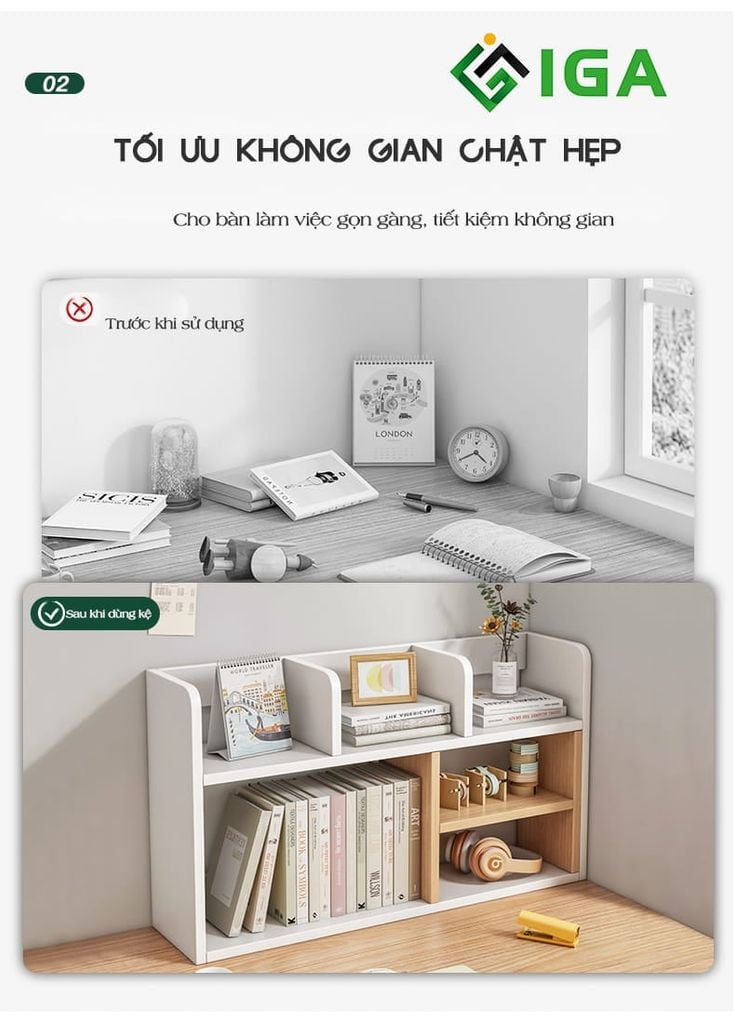 Kệ Sách Để Bàn GP157: Tiện ích, hiện đại