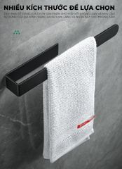 Giá treo khăn dán tường chắc chắn, hiện đại - GM199