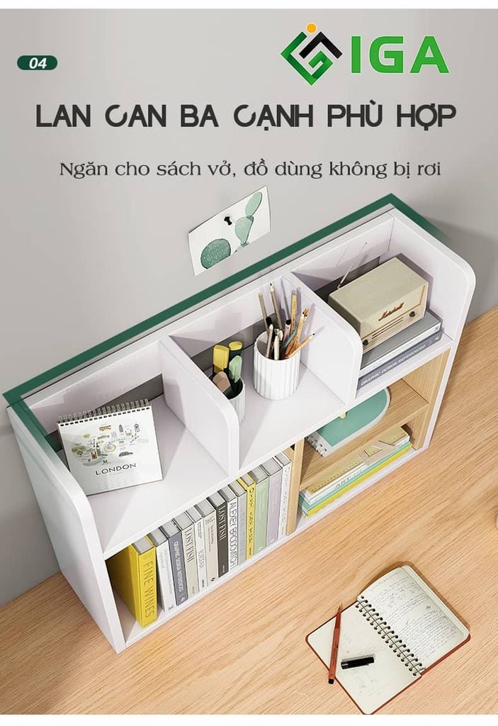 Kệ Sách Để Bàn GP157: Tiện ích, hiện đại