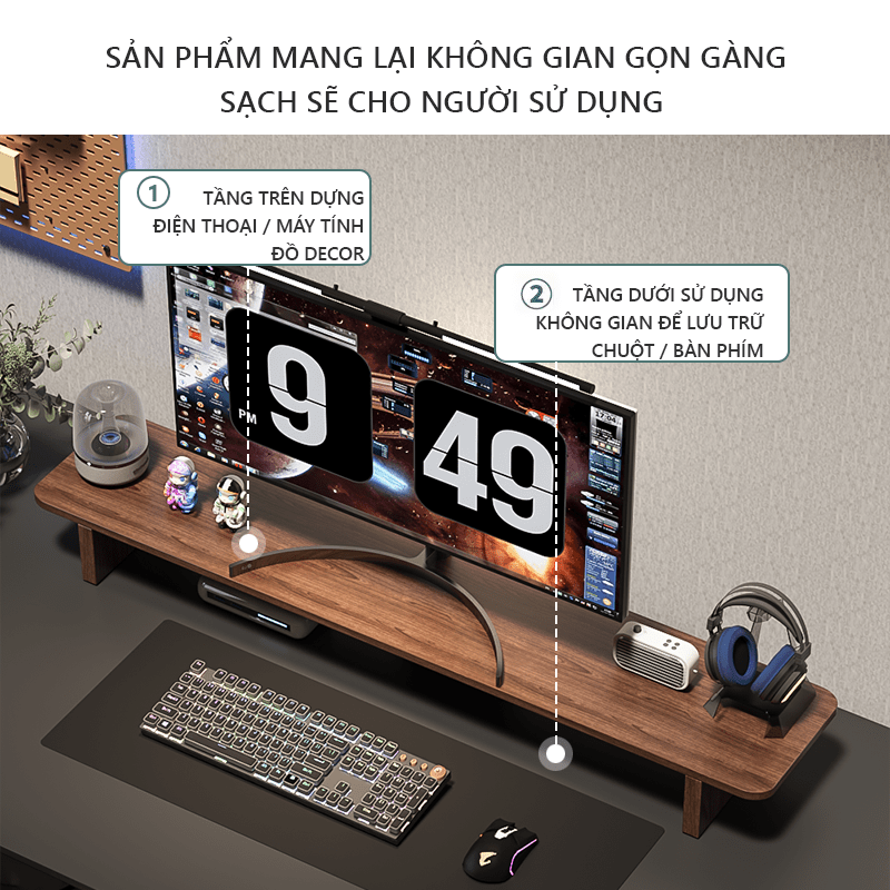 Gapi Table Kệ Máy Tính Để Bàn GAPI - GA28