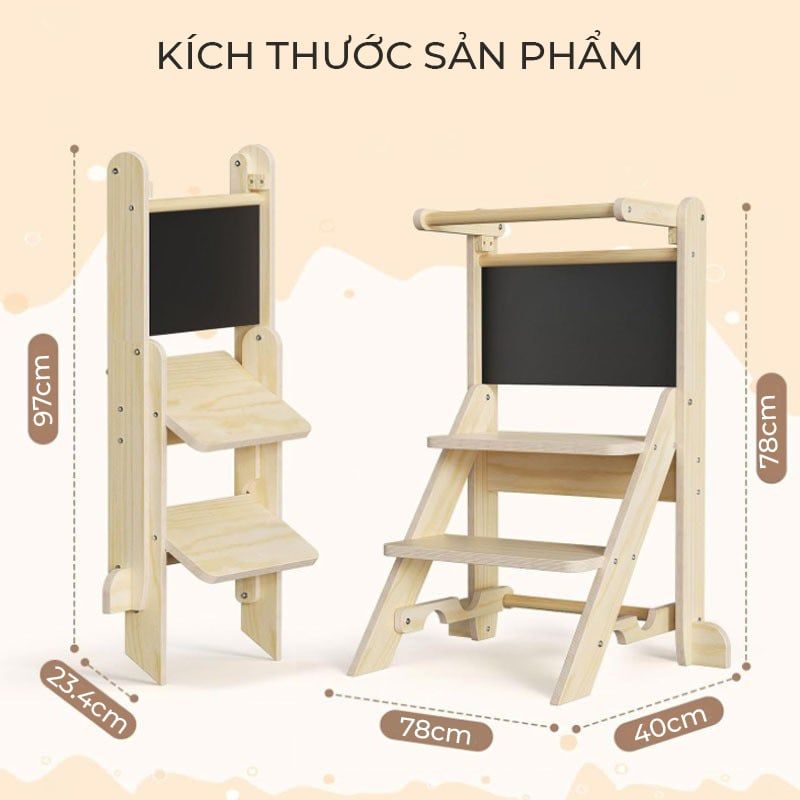 Ghế đứng trẻ em có gắn bảng PG16