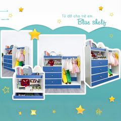 Tủ đồ cho trẻ em Blue Shelf GP128.19