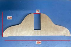 Chân bình phong vách ngăn gỗ nhựa PG48