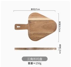 Thớt gỗ décor tam giác PG25