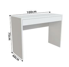 Bàn trang điểm full trắng GP406.01