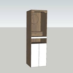 Ban thờ phật màu óc chó trắng GP400.61