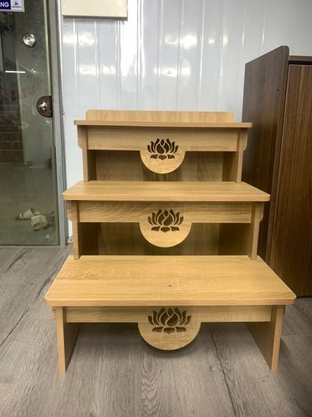 Bàn thờ tam cấp màu vân gỗ GP419.03