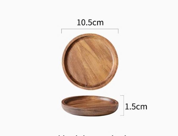 [Giảm giá 60%] Khay gỗ décor hình tròn PG34A